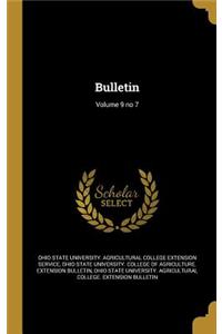 Bulletin; Volume 9 No 7