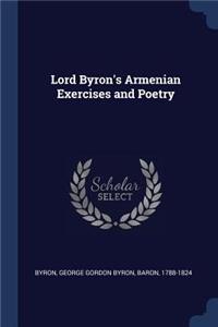 Lord Byron's Armenian Exercises and Poetry