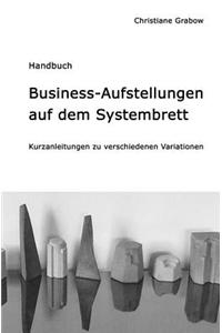 Business-Aufstellungen auf dem Systembrett