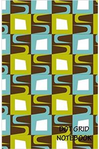 Dot Grid Notebook - Retro Pattern: Dot Grid Pages: 1