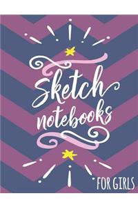 Sketch Notebooks For Girls