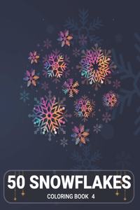 50 Snowflakes Coloring Book 4