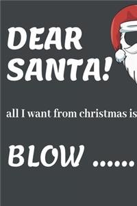 DEAR SANTA! All I Want From Christmas Is A BLOW........