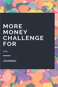 More Money Challenge For Tailor Journal
