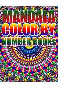 Mandala Color by Number Books