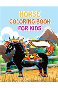 Horse Coloring Book For Kids