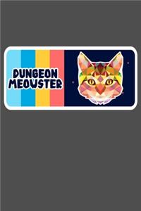 Dungeon Meowster DnD Notebook Journal 100 Lined Pages matte.