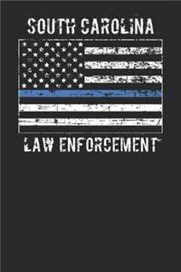 South Carolina Law Enforcement: Blank Lined Notebook for South Carolina Law Enforcement - 6x9 Inch - 120 Pages