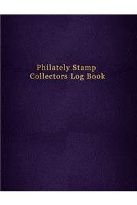 Philately Stamp Collectors Log Book
