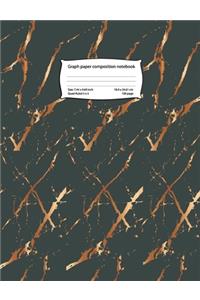 Graph paper composition notebook Quad Ruled 5x5