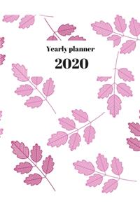 2020 Yearly planner