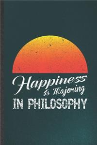 Happiness Is Majoring in Philosophy