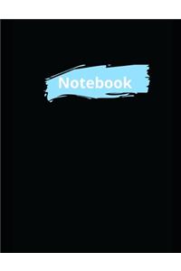 Matte Black Storyboard Notebook, 8.5x11, 150 Pages by Everyday lily Notebooks