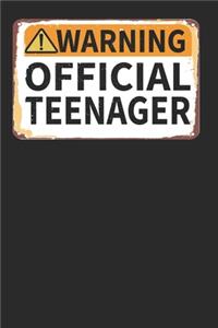 Warning Official Teenager