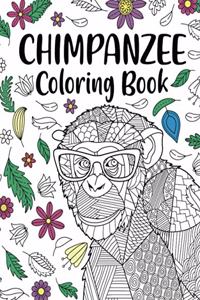 Chimpanzee Coloring Book