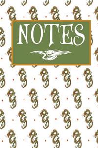 GREEN DRAGON - a lined journal