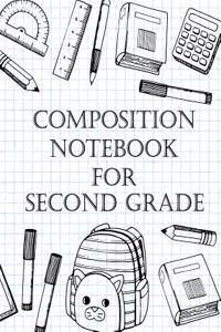 Composition Notebook For Second Grade