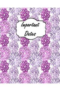 Important Dates