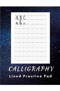 Calligraphy Lined Practice Pad