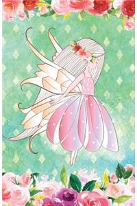 Journal Notebook Pretty Fairy In Flowers
