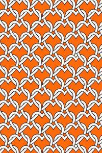 Journal Notebook Chained Hearts Pattern 8