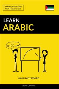 Learn Arabic - Quick / Easy / Efficient