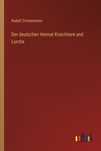deutschen Heimat Kriechtiere und Lurche