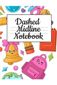 Dashed Midline Notebook