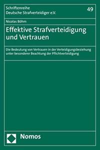 Effektive Strafverteidigung Und Vertrauen