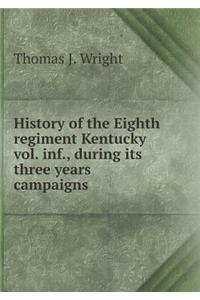 History of the Eighth Regiment Kentucky Vol. Inf., During Its Three Years Campaigns