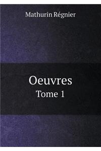 Oeuvres Tome 1