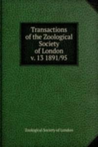 Transactions of the Zoological Society of London
