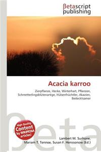 Acacia Karroo