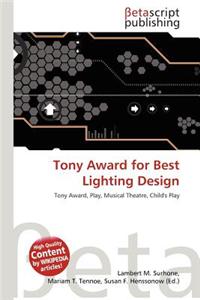 Tony Award for Best Lighting Design