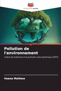 Pollution de l'environnement