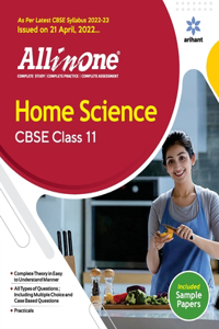 CBSE All In One Home Science Class 11 2022-23 Edition (As per latest CBSE Syllabus issued on 21 April 2022)