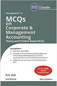 MCQ's On Corporate & Management Accounting