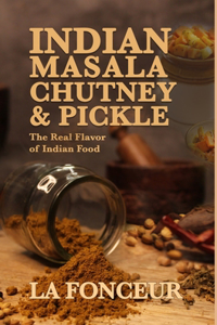 Indian Masala Chutney and Pickle (Black and White Print)