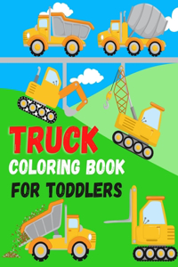 Truck coloring book for toddlers
