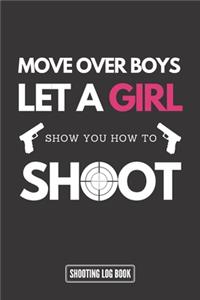 Shooting Log Book for Women - White Cover