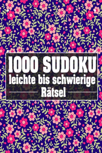 Sudoku 1000 leichte bis schwierige Rätsel