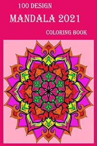 100 designs mandala coloring book