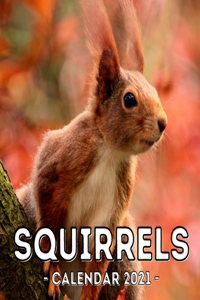 Squirrels Calendar 2021