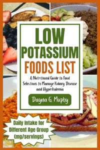 Low Potassium Foods List