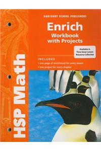 Hsp Math: Enrich Workbook with Projects Grade 5