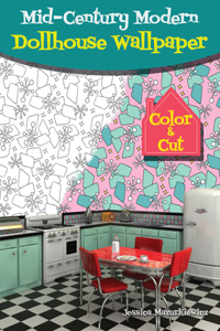 Mid-Century Modern Dollhouse Wallpaper