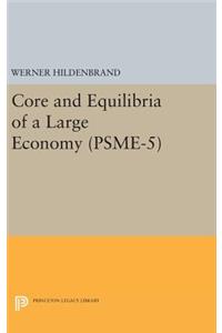 Core and Equilibria of a Large Economy. (PSME-5)