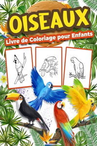 Oiseaux Livre de Coloriage pour Enfants