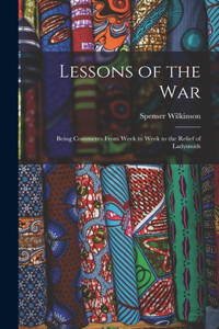 Lessons of the War