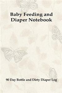 Baby Feeding And Diaper Notebook
